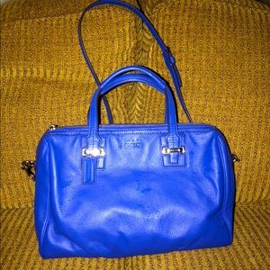 Coach Cobalt Blue Leather Purse